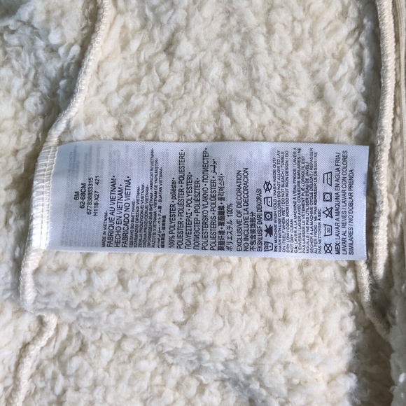 Nike Sherpa Full Zip Fleece Hooded Snow Suit, Pram, Coverall Size 6 months - Picture 5 of 8